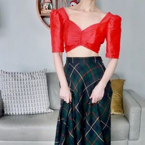 Slow Fashion Silk Tie Top